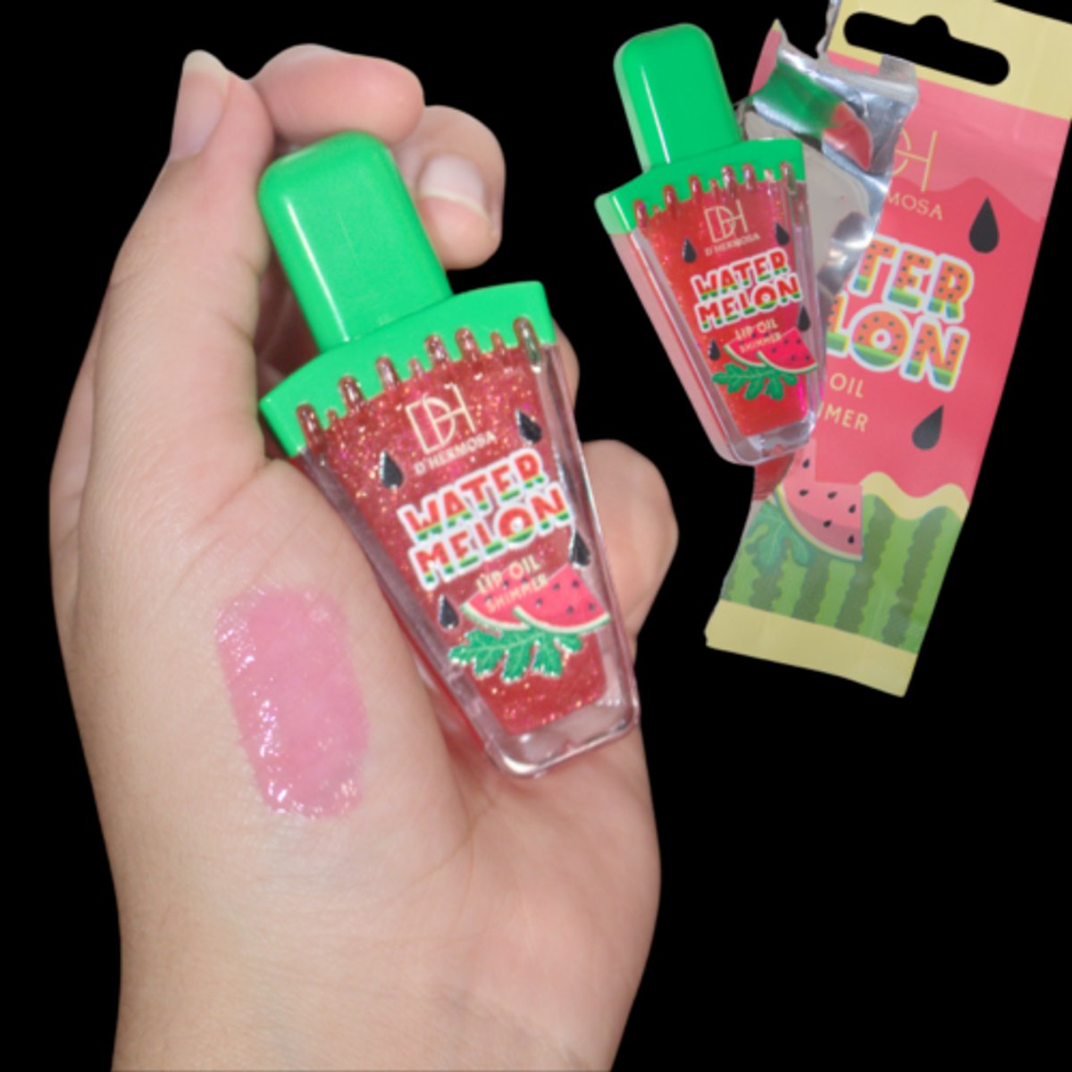 Lip Oil Shimmer – Watermelon D'HERMOSA-7842383012149 - 2