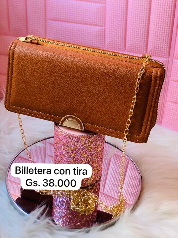 BILLETERA CON TIRA 2 EN 1 