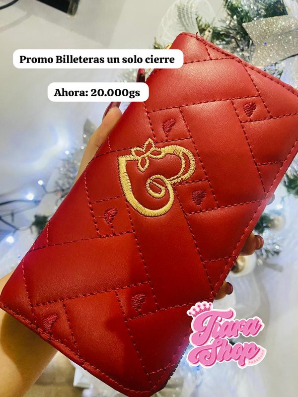 BILLETERA DE DAMA UN CIERRE 