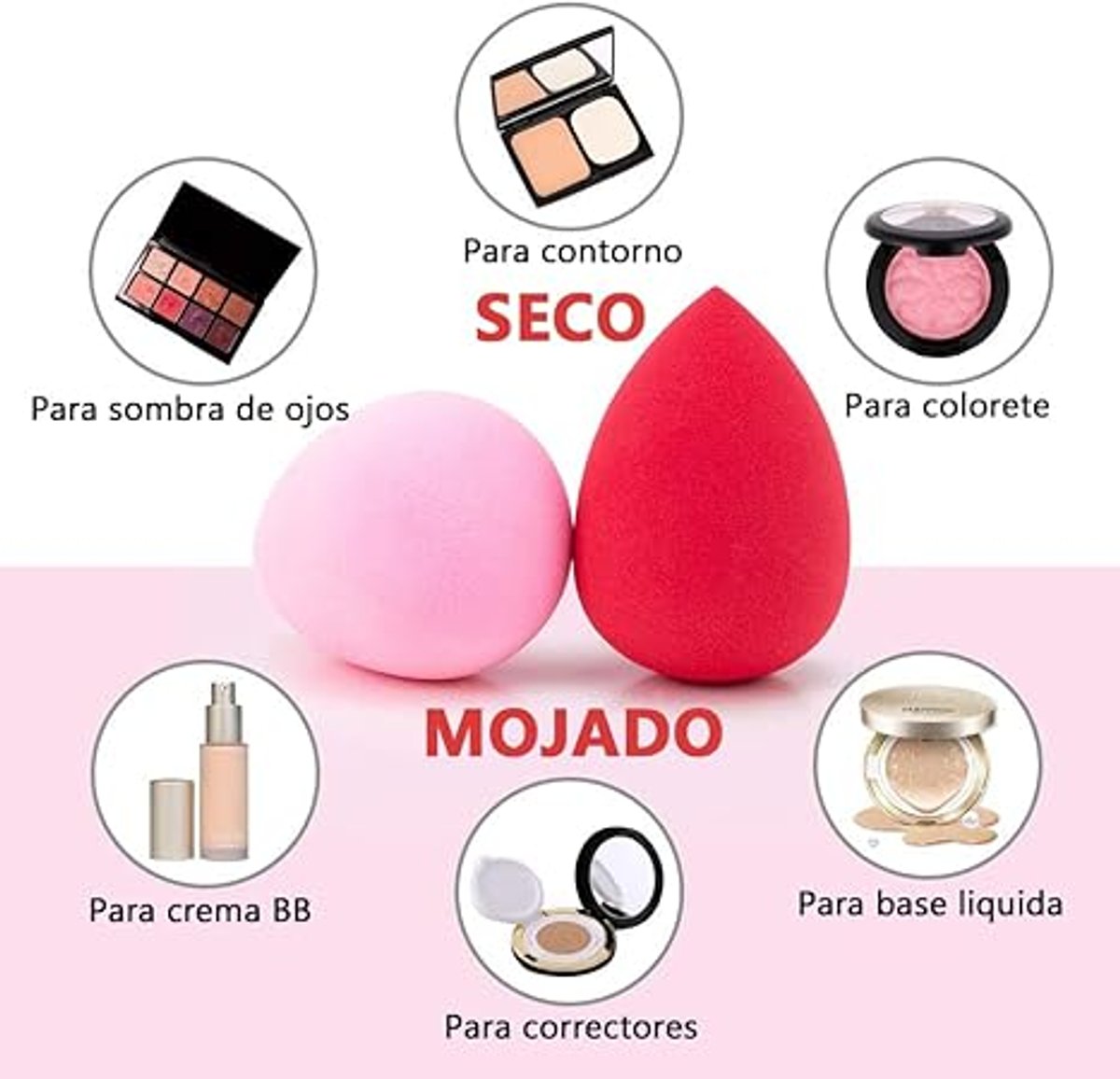 ESPONJITAS DE MAQUILLAJE/BEAUTY BENDER  - 2