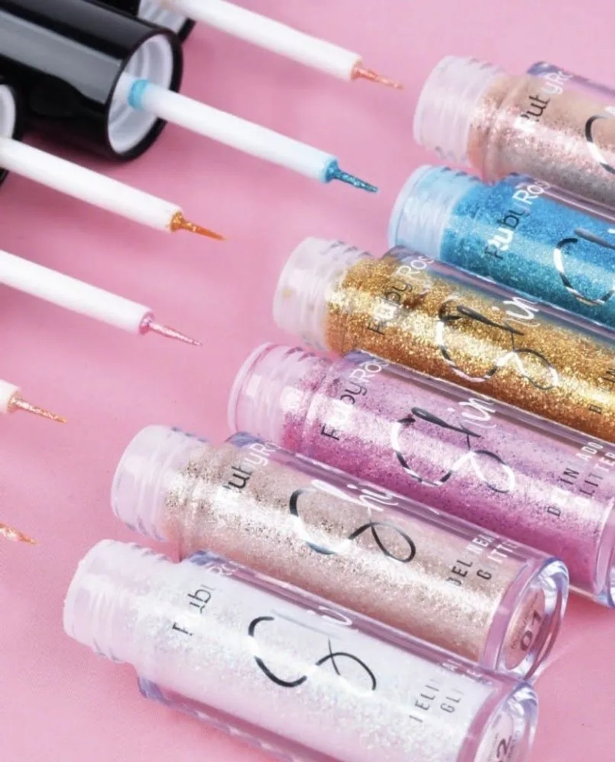 Shine Delineador Glitter -Ruby Rose