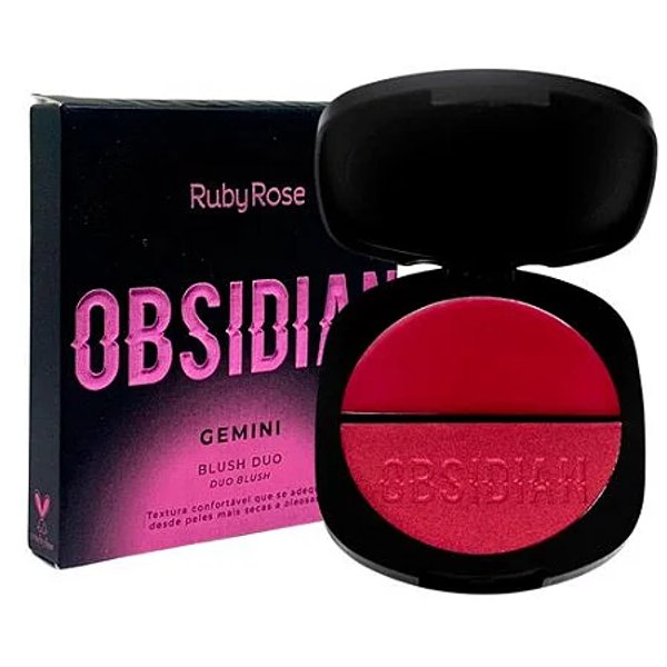 Blush duo OBSIDIAN polvo/crema RUBY ROSE