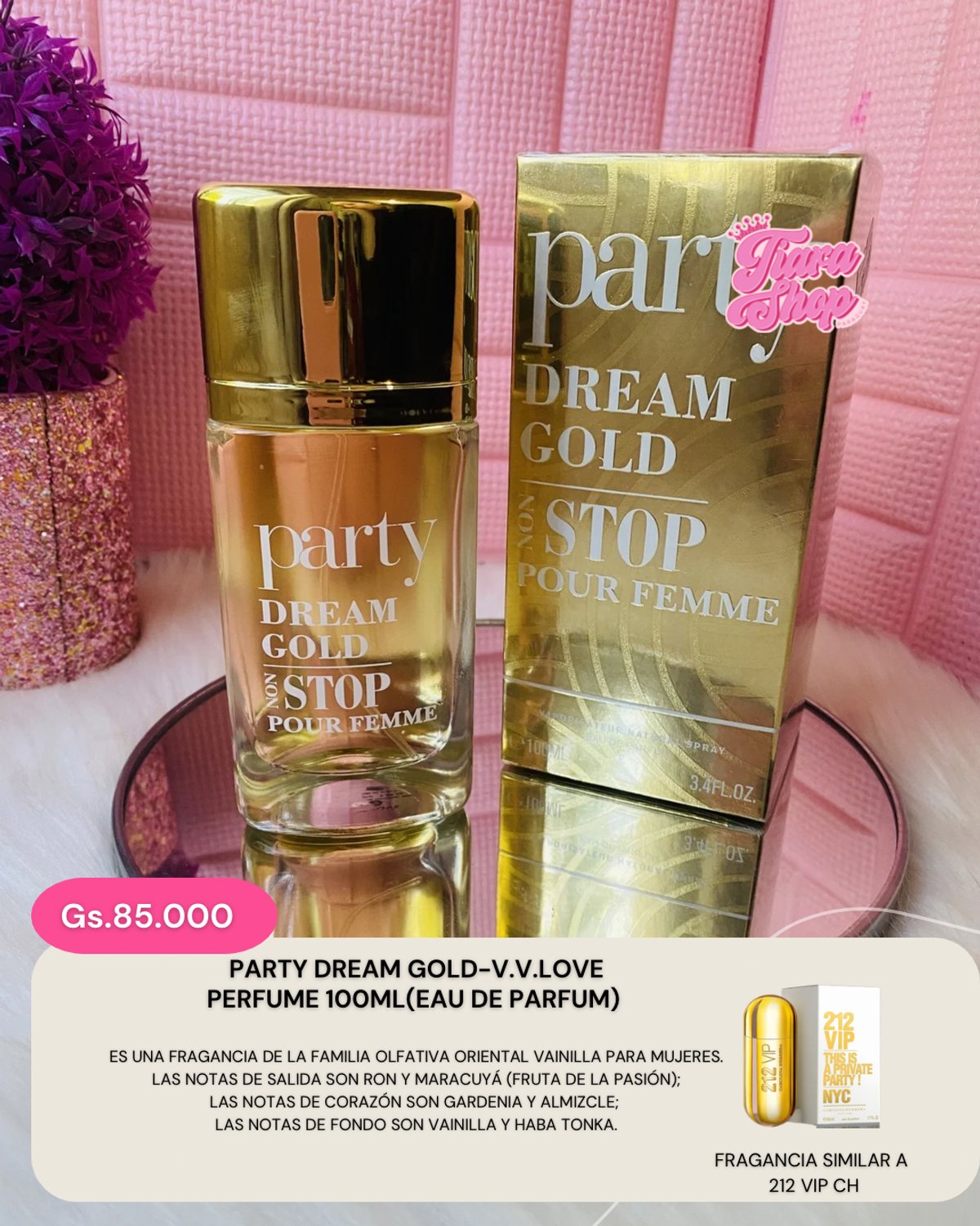 PARTY DREAM GOLD-V.V.LOVE 100ML EAU DE PARFUM