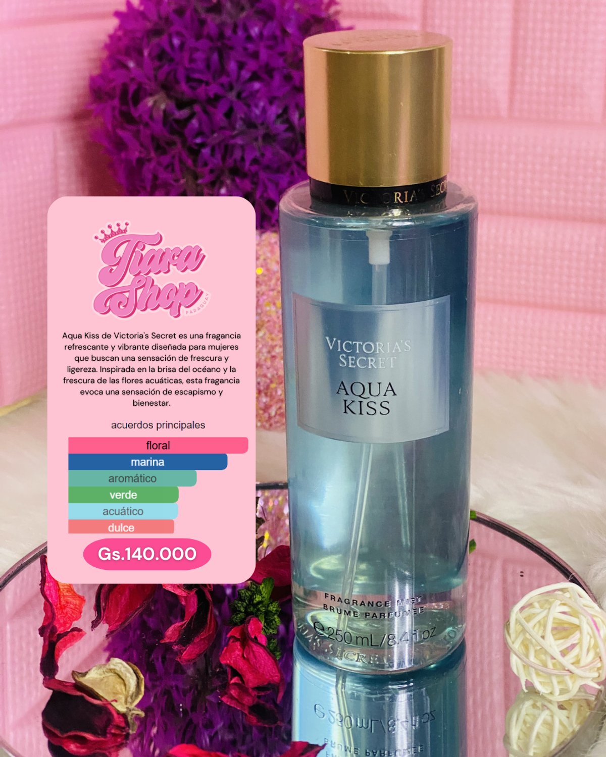 Aqua Kiss de Victoria's Secret-250ML FRAGANCE MIST