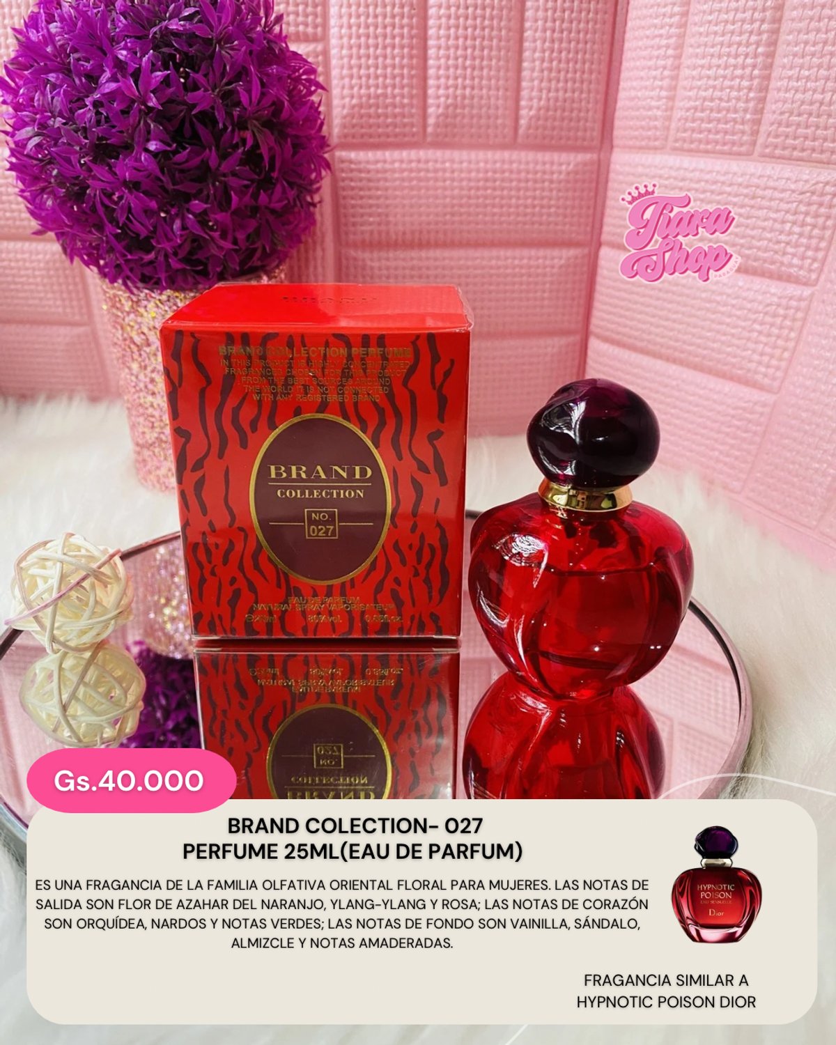 BRAND COLECTION 027-25ML EAU DE PARFUM