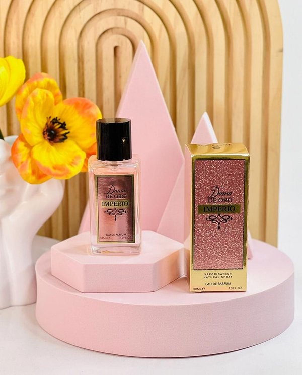 Dama de oro IMPERIO  Fragancia FEMENINA 30ML EDP -VVLOVE