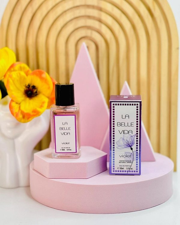 La belle vida violet Fragancia FEMENINA 30ML EDP -VVLOVE
