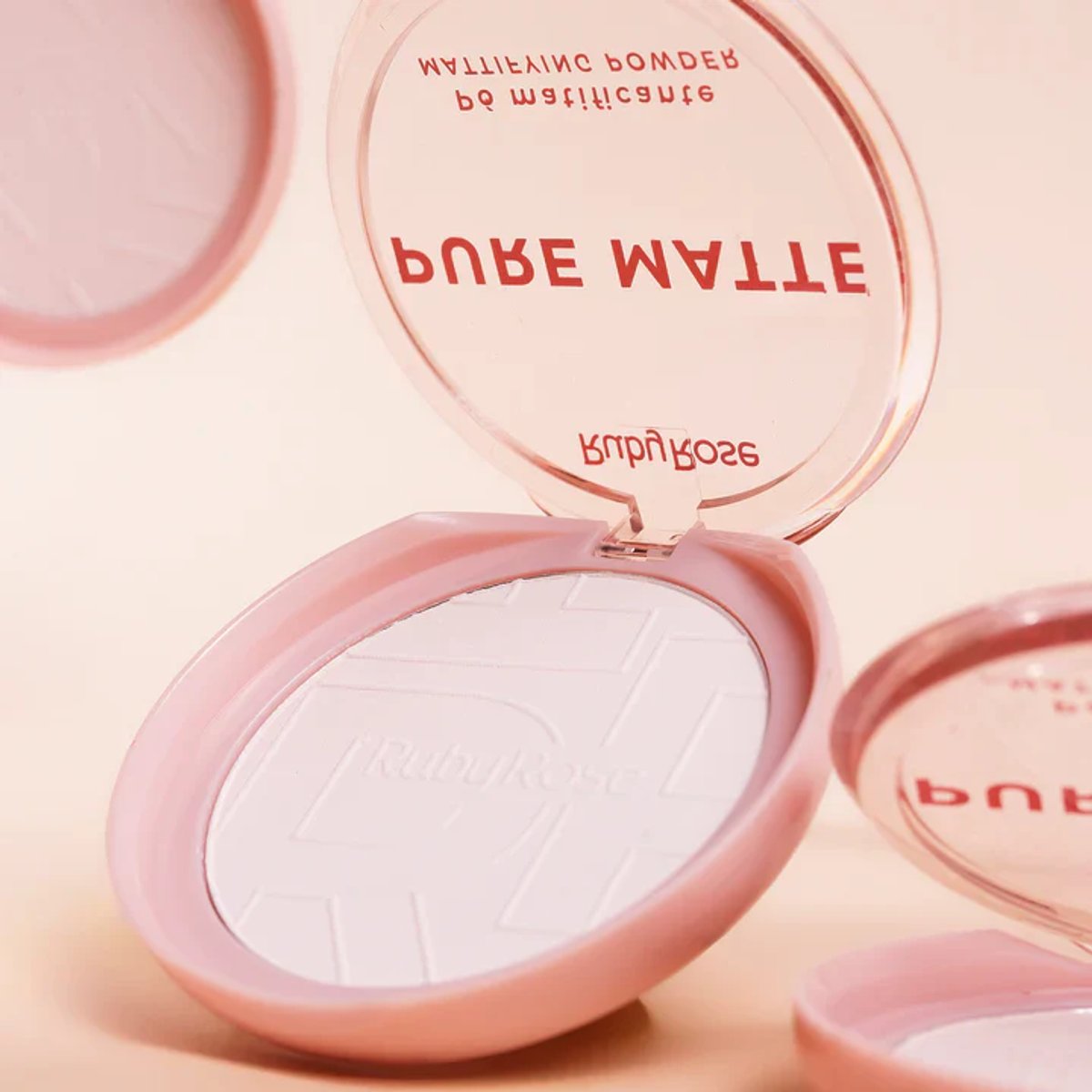 POLVO COMPACTO TRANSLÚCIDO PURE MATTE 6.5G -RUBY ROSE-7900083010442 - 2
