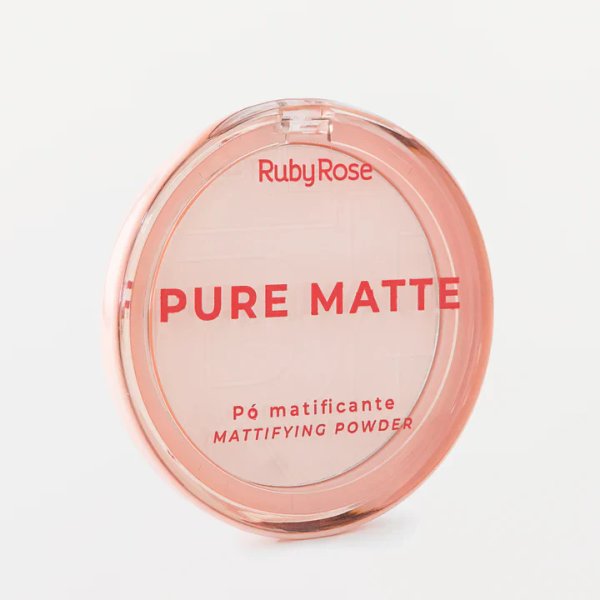POLVO COMPACTO TRANSLÚCIDO PURE MATTE 6.5G -RUBY ROSE-7900083010442