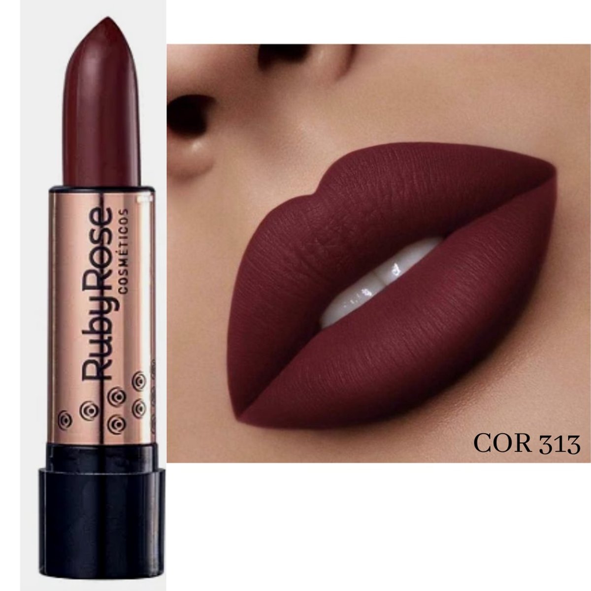 LABIAL BATOM MATTE -RUBY ROSE - 3