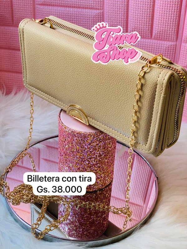 BILLETERA CON TIRA 2 EN 1 