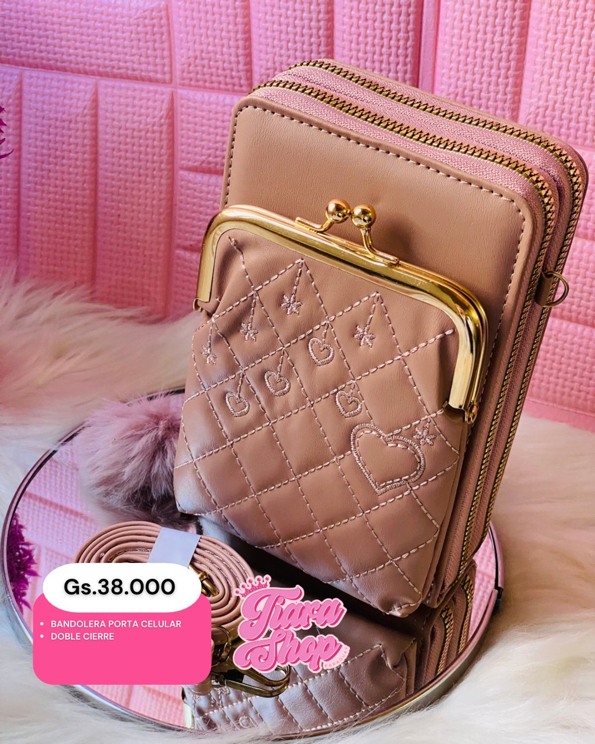 Bandolera doble cierre 