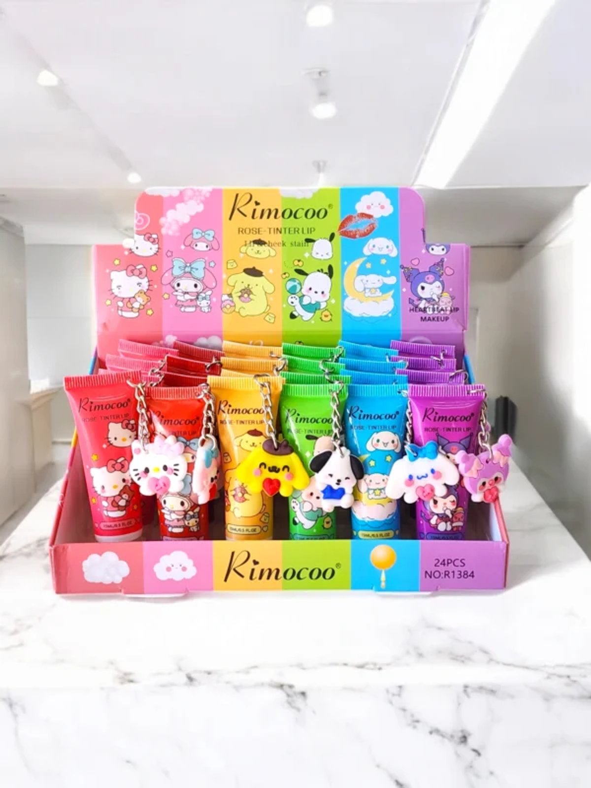 Tinta de Labios Llavero con Charm-RIMOCOO 6975975013840