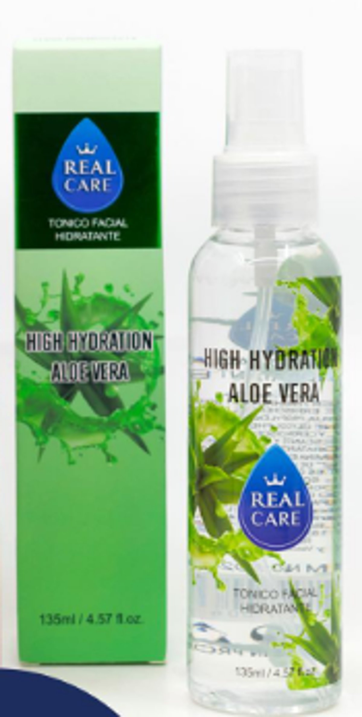 Tónico Facial Hidratante Aloe Vera Real Care - 2