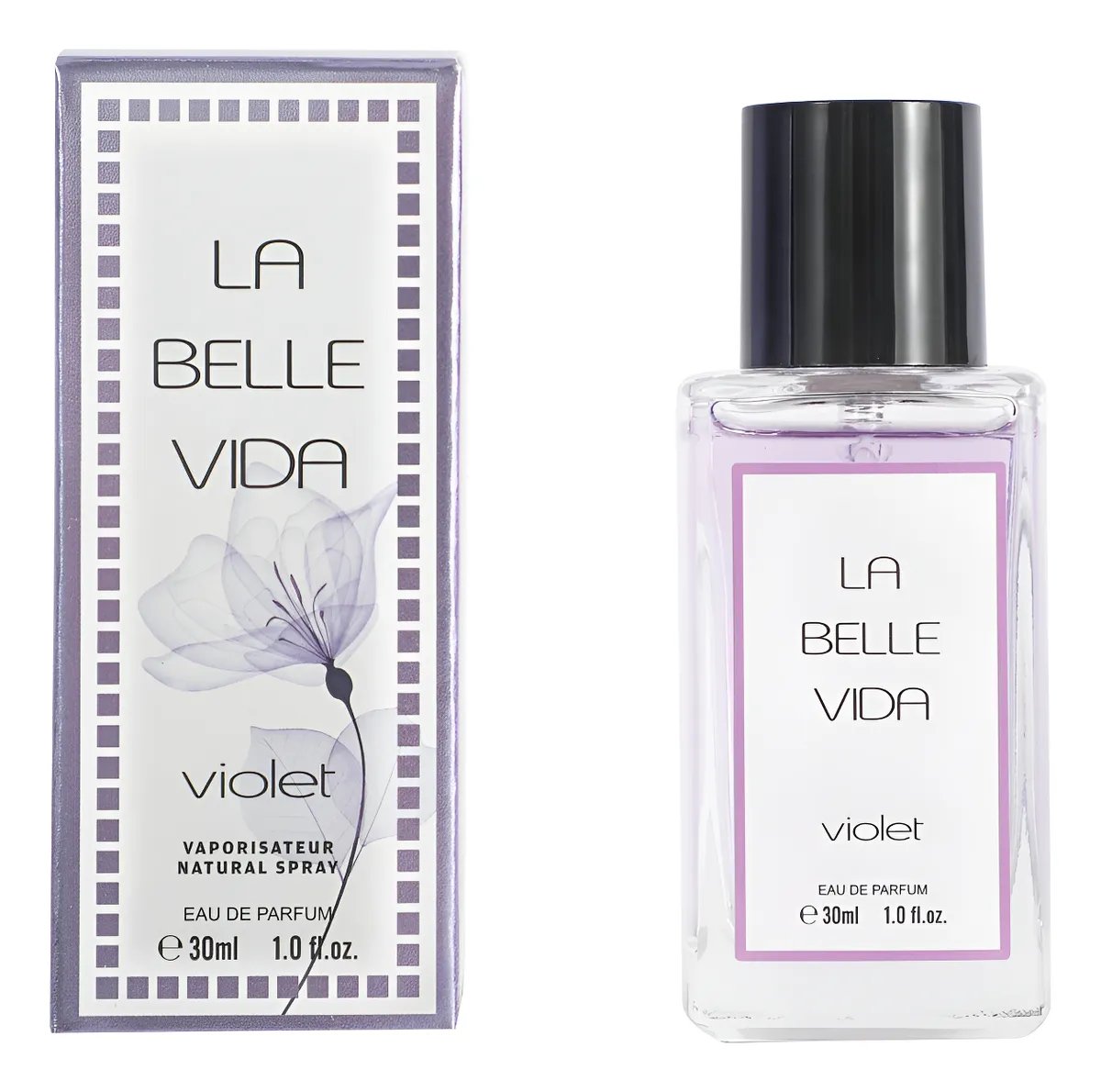 La belle vida violet Fragancia FEMENINA 30ML EDP -VVLOVE - 2