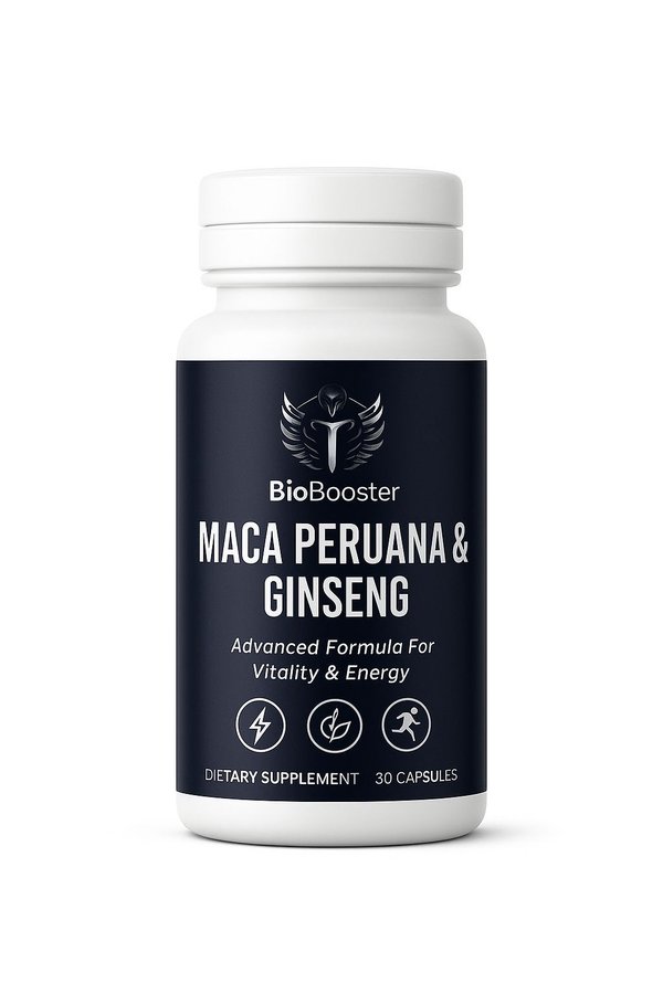Maca + Ginseng — Cápsulas Energizantes Naturales