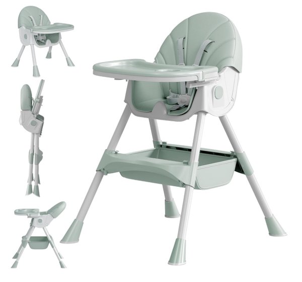 SILLA DE COMER PARA BEBÉ 3 EN 1 – MULTIFUNCIONAL Y AJUSTABLE 🍼🪑