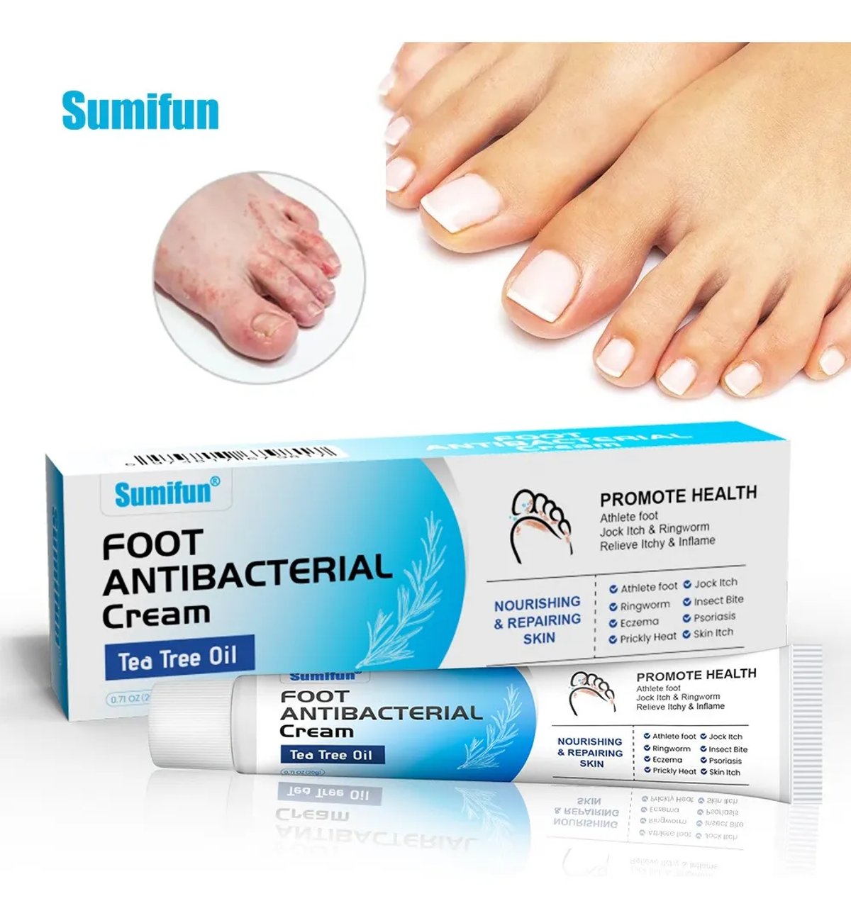 Crema antibacteriana para pies - 2
