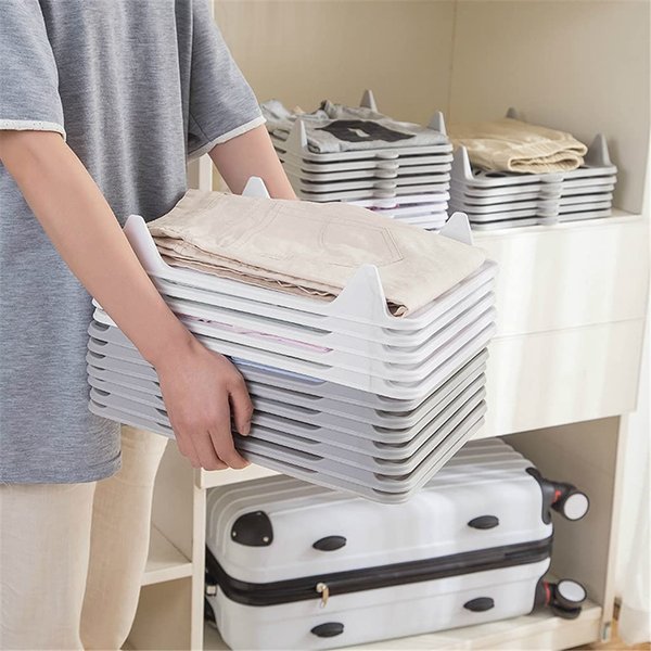 Organizador de Ropa Apilable – Set x10 Bandejas