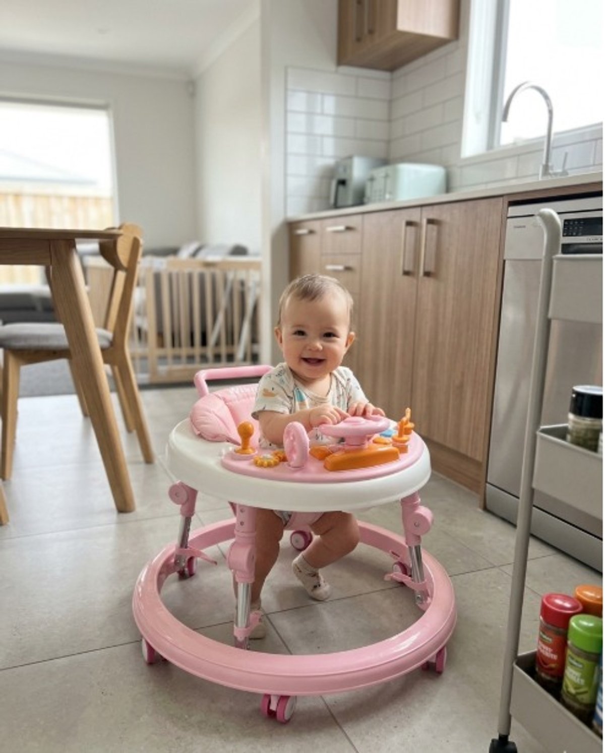 ANDADOR Y CENTRO DE ACTIVIDADES PLEGABLE — Aprende a Caminar Seguro 🚼 - 4