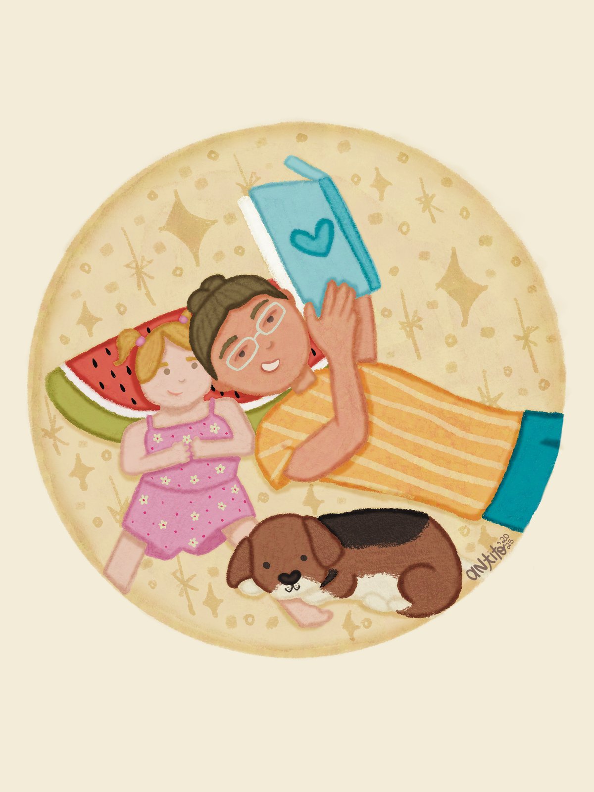 Ilus personalizada digital :)