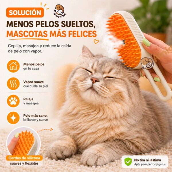 Cepillo a Vapor recargable 