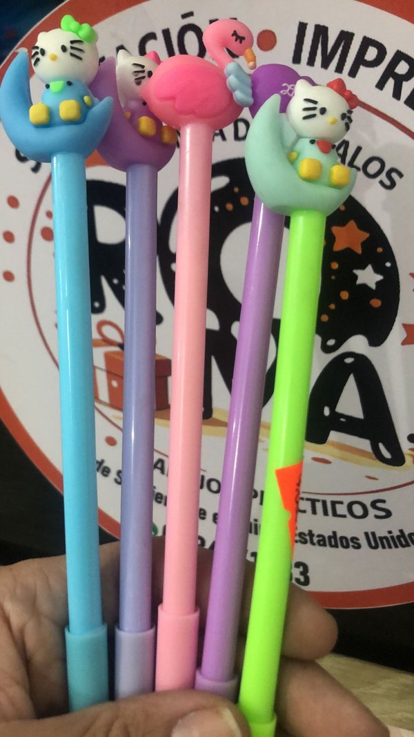 Boligrafos con personajes
