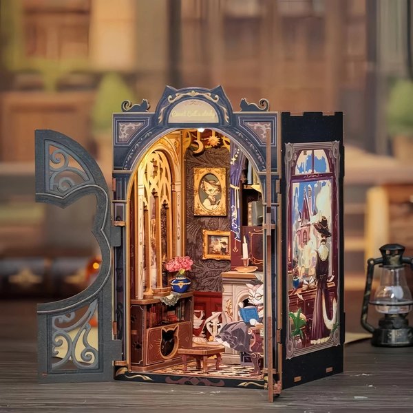 Book Nook Estudio de Gato