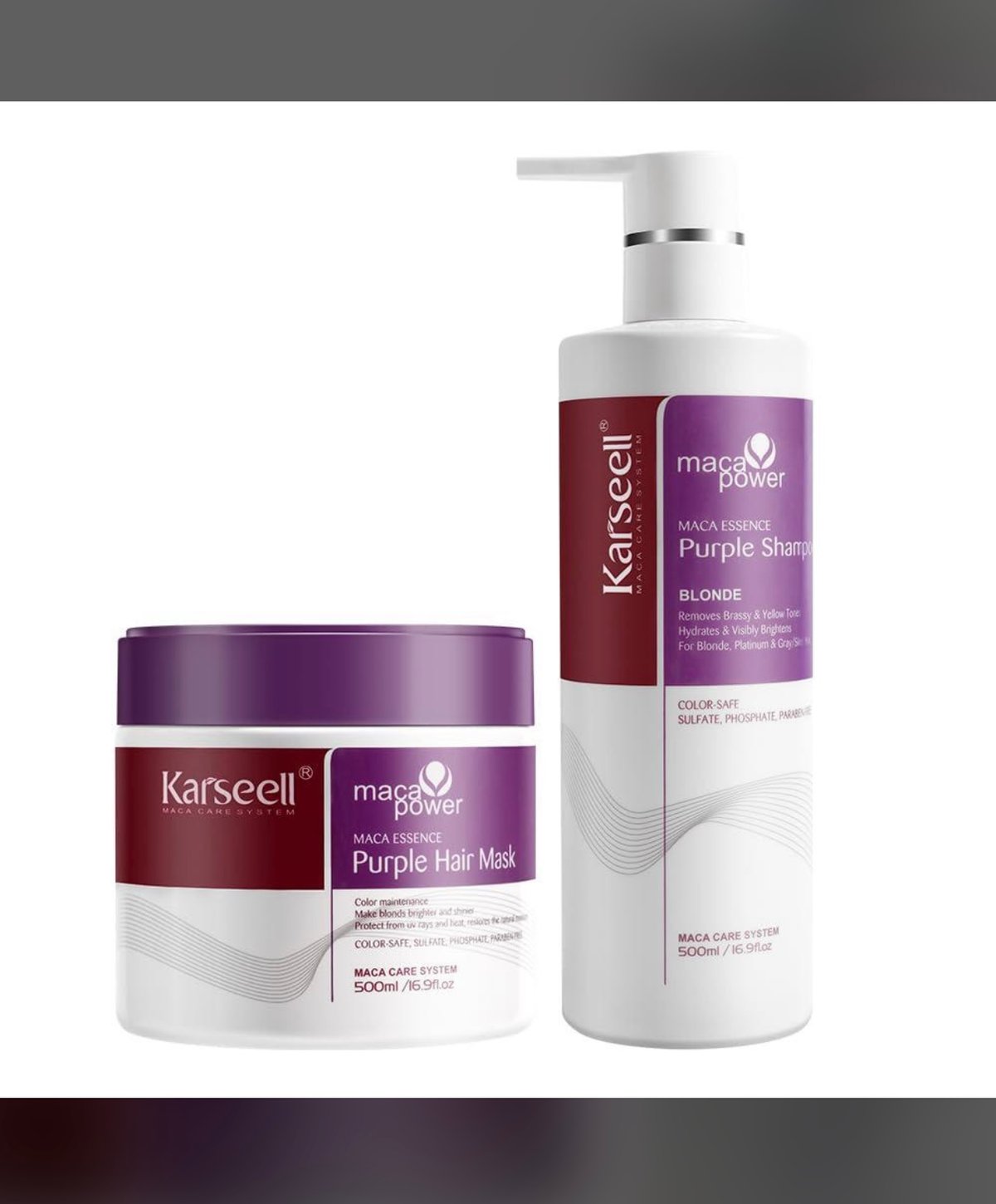 Máscara Purple + Shampo