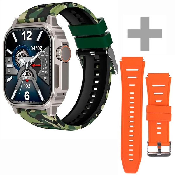 Reloj Smartwatch Tipo Militar 