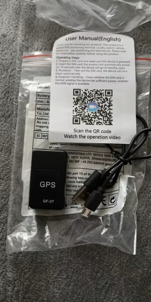 GPS Oculto GF-07 Mini Rastreador Magnético