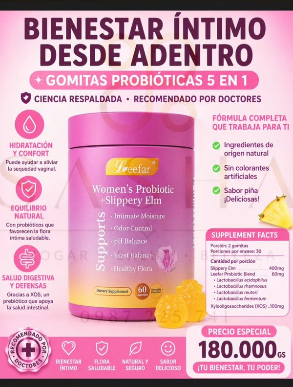 Probiotico vaginal 🌸 