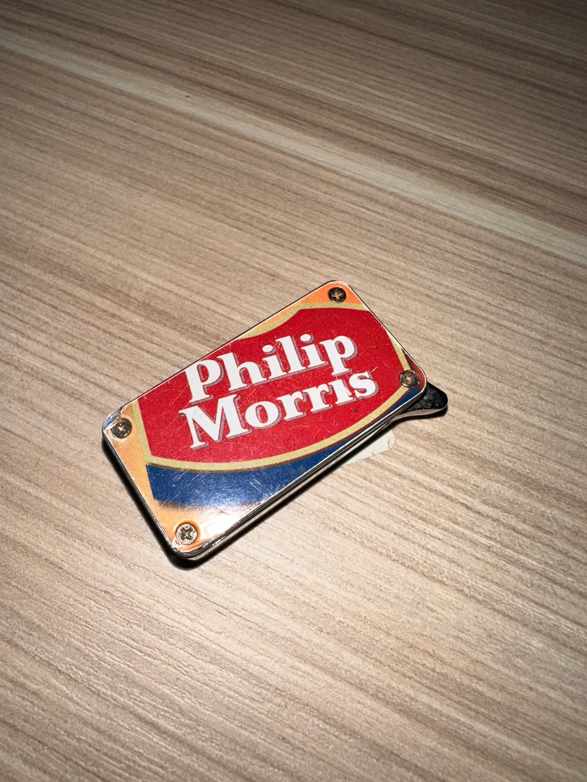 Encendedor Vintage Philip Morris 