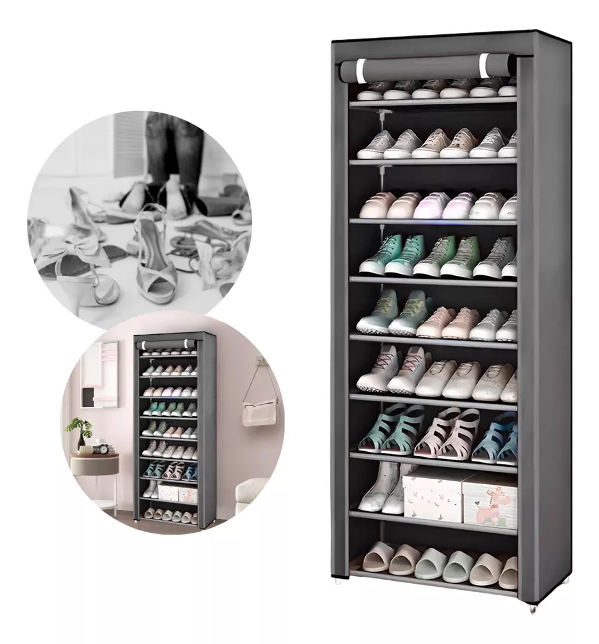 Zapatero Armable de 9 Niveles - 2