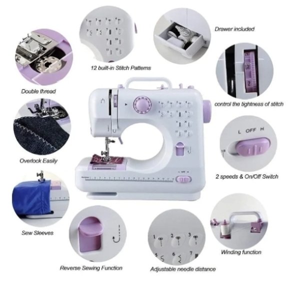 MAQUINA DE COSER 12 PUNTADAS 