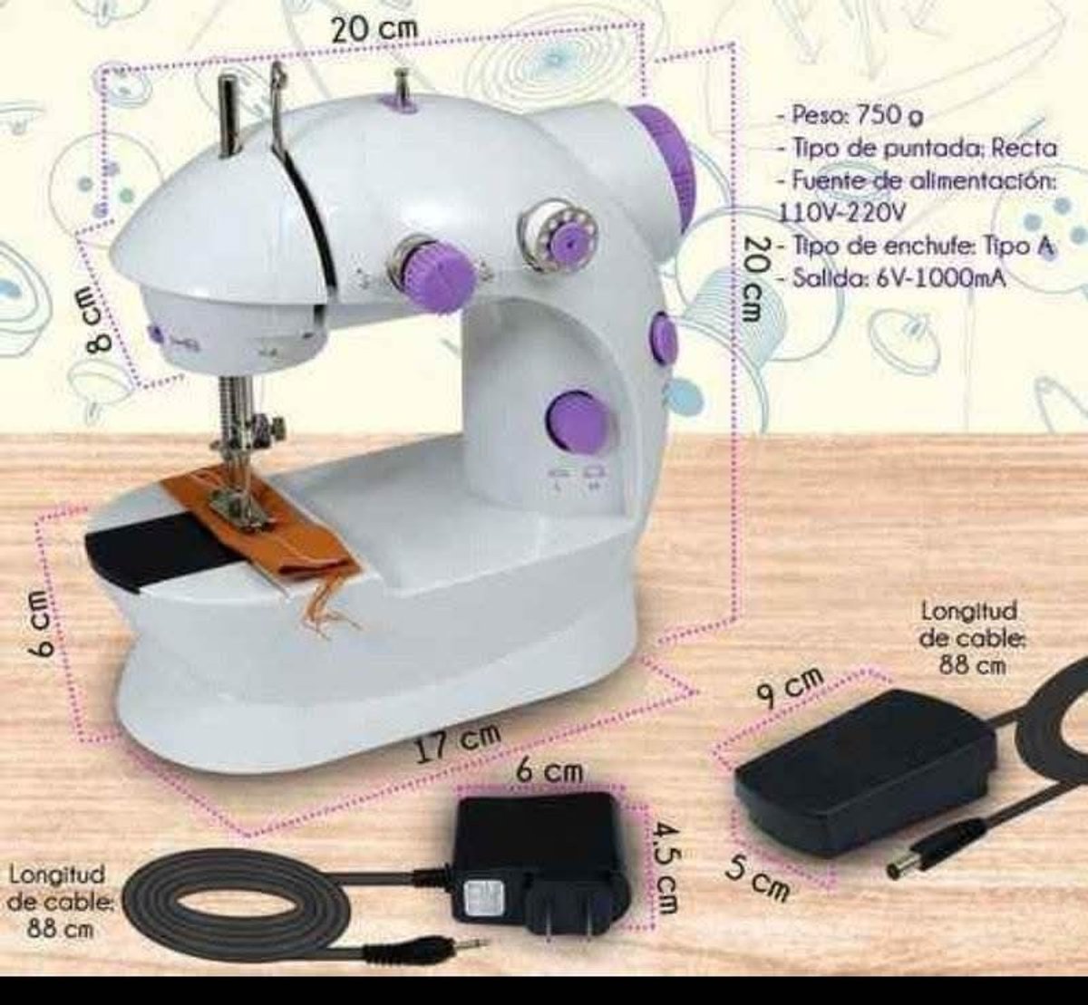MINI MAQUINA DE COSER 