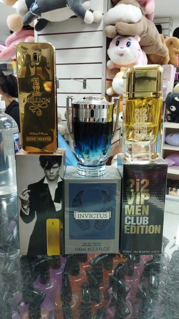 KIT 3 PERFUMES MASCULINOS