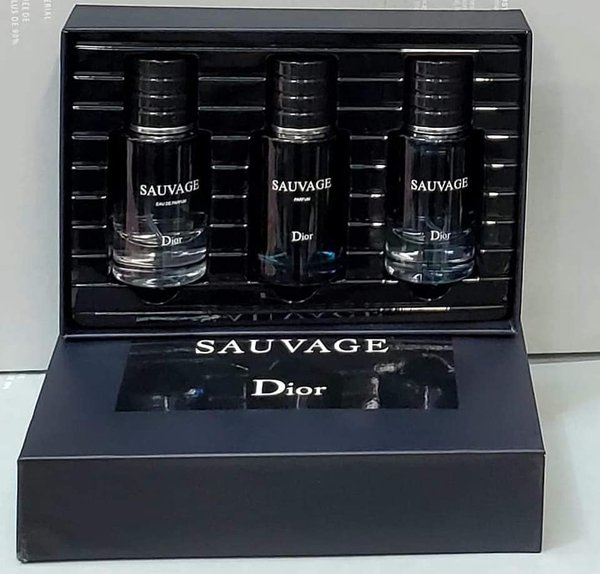 SET 3 PERFUMES SAUVAGE DE DIOR - inspiracion