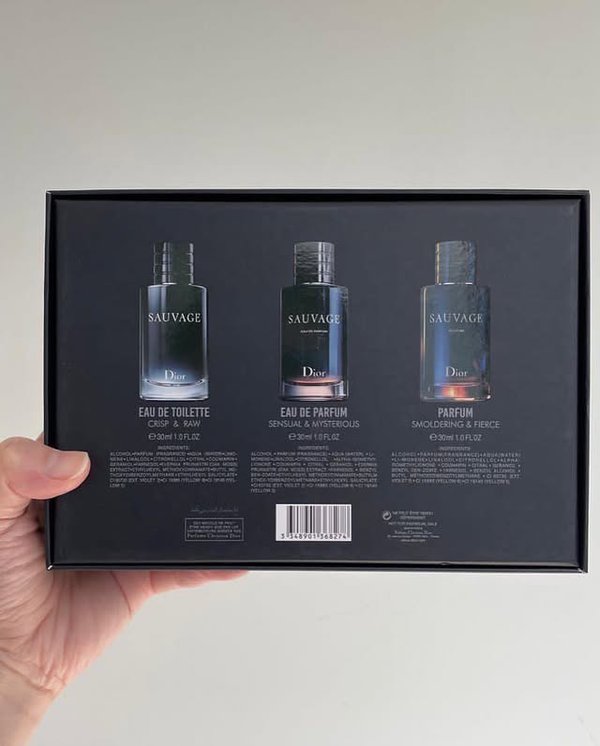 SET 3 PERFUMES SAUVAGE DE DIOR - inspiracion