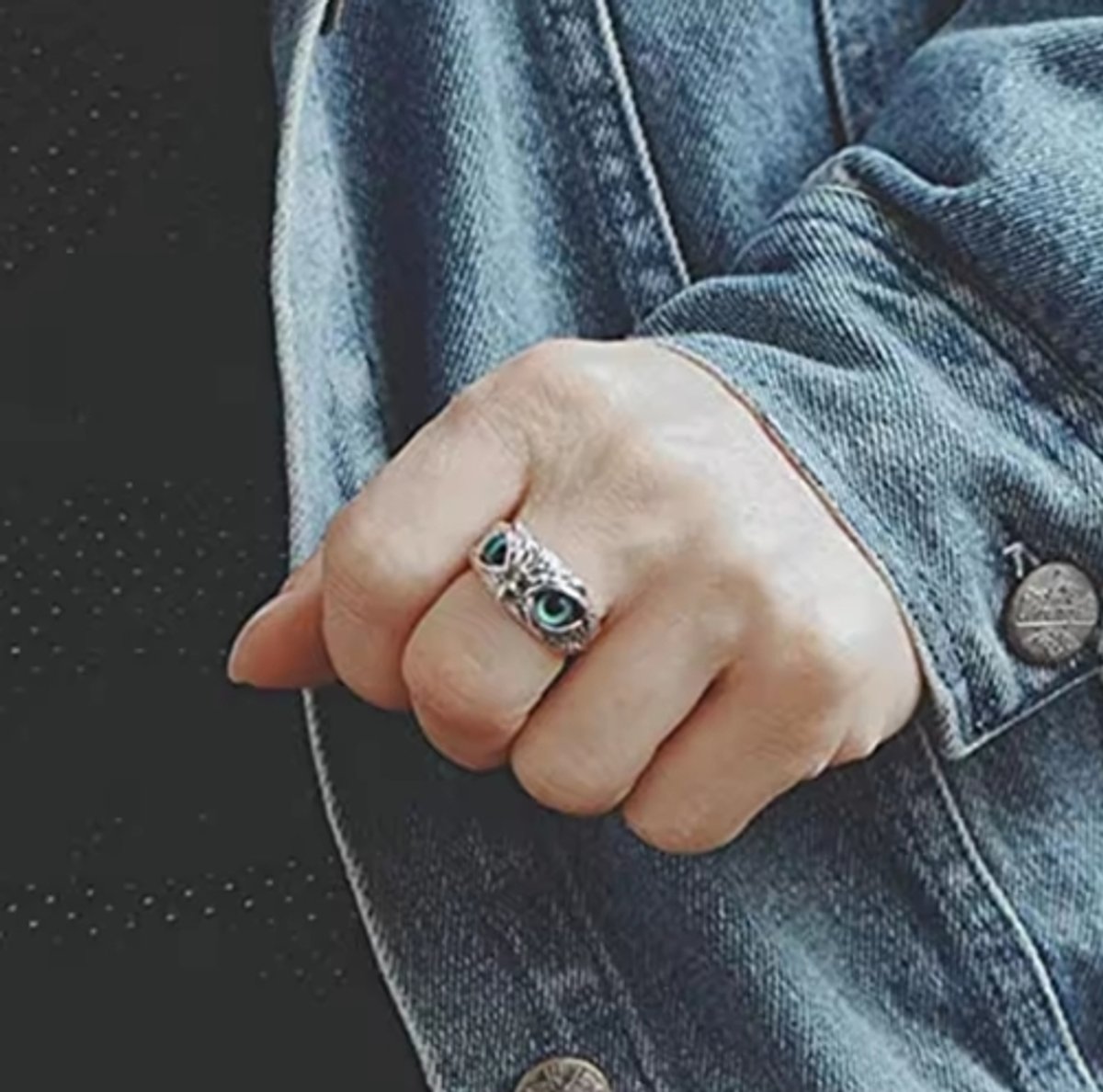 Anillo Búho de la Sabiduría – Ajuste Universal - 3