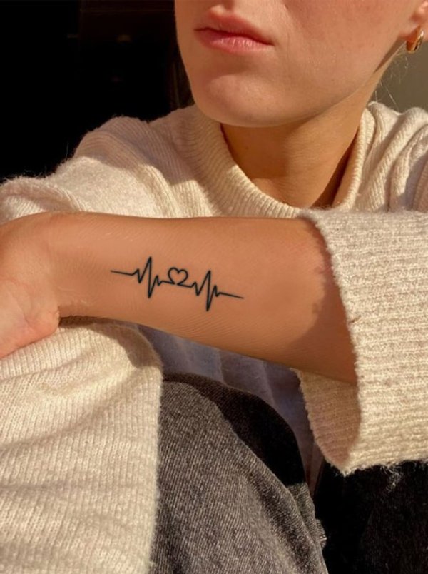 Tatuaje Semipermanente Latido Amore (Efecto Gradual)