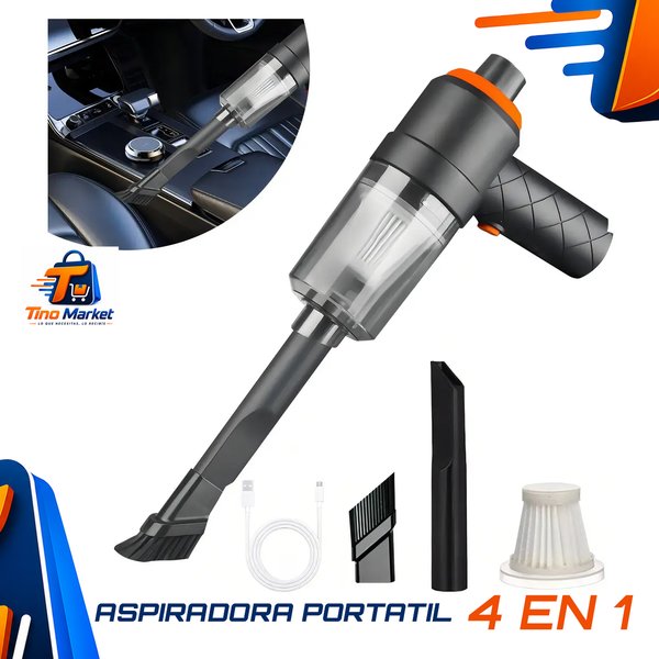 Mini Aspiradora Portátil 4 en 1 YT-M2039 | Aspira, Sopla e Infla