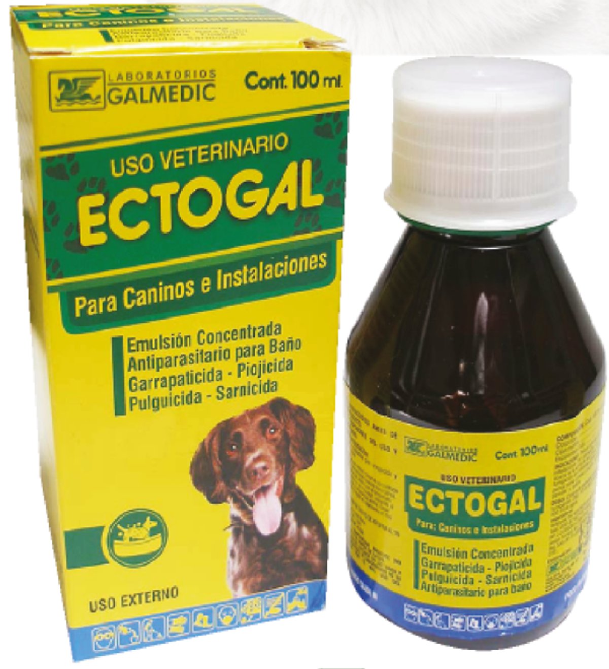 Ectogal Frasco por 100 ml.