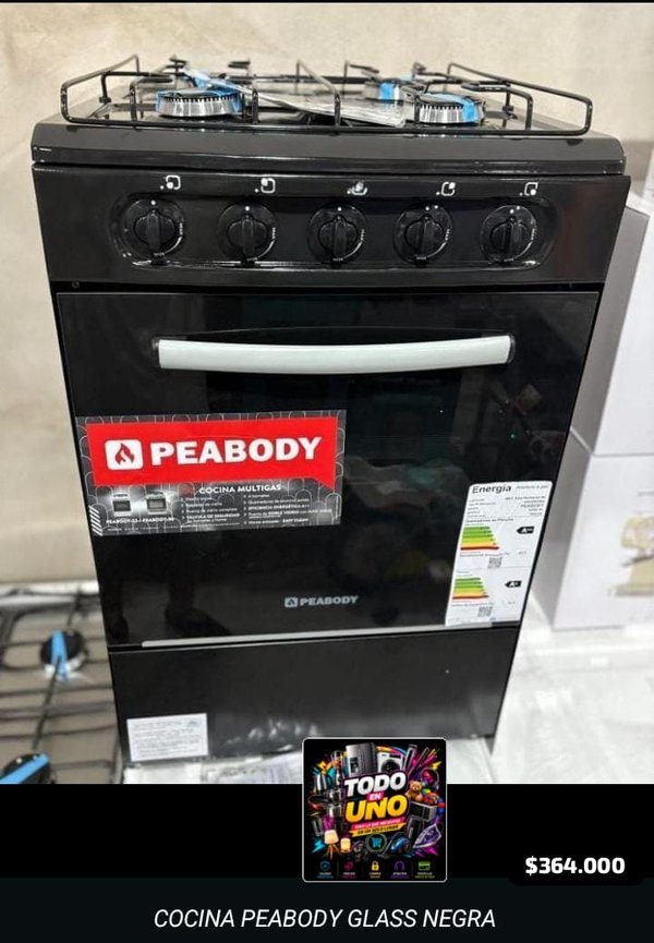 Cocina Peabody Negra 
