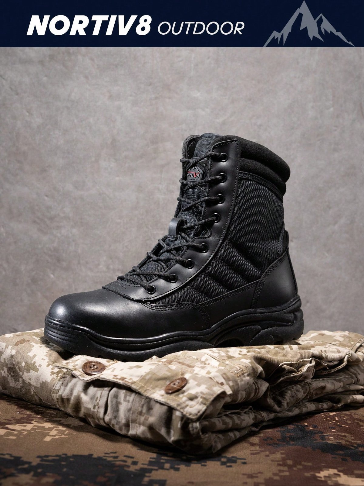 Bota táctica clásica Nortiv8  - 8