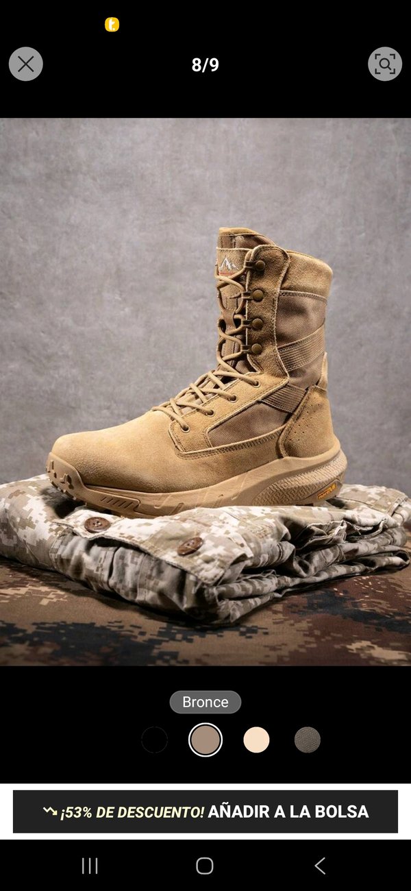 Bota táctica Nortiv8 