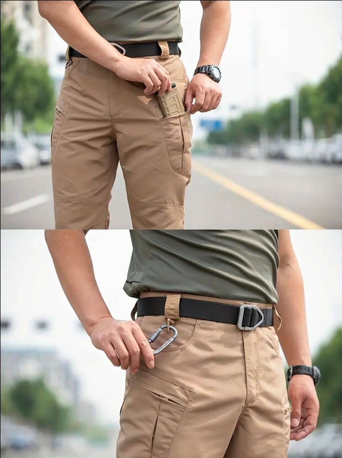 Pantalón cargo tactico  - 4