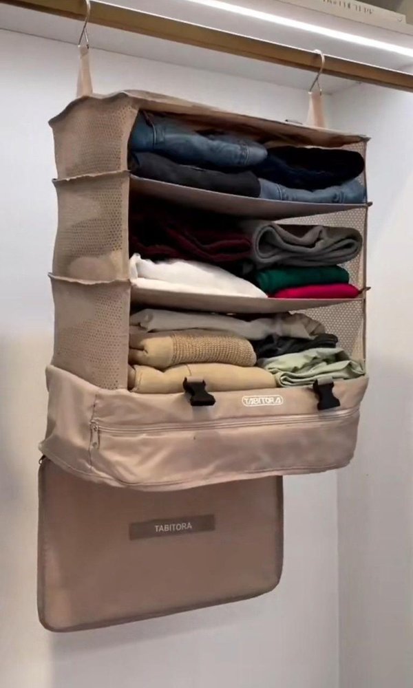 Organizador de maletas y closet