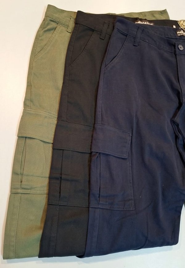 PANTALON CARGO SARGA