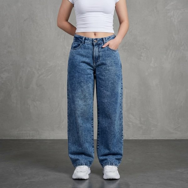 JEANS WIDE LEG 